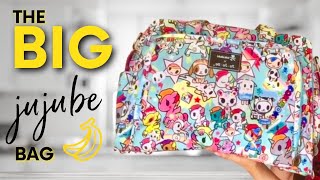 Jujube Be Prepared Unikiki 2.0 Diaper Bag Review | On Body View & Packing Swap with Be Right Back