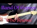 Band Of Gypsys (Jimi Hendrix) - "Who Knows" (INTRO) - Blues Rock Guitar Lesson (w/Tabs)