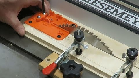 MicroJig Splitter Steelpro Installation for Unisaw Zero Clearance Insert