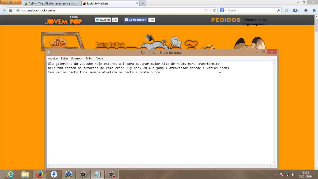 Hacks para Transformice e Morangos Gratis