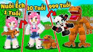 MỀU THỬ THÁCH 24 GIỜ NHẬN NUÔI BÉ ẾCH 1.19 TRONG MINECRAFT*REDHOOD CHIẾN ĐẤU VỚI YÊU TINH ẾCH LỰC SĨ