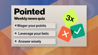 Insurance, Crypto, Media | The Pointed News Quiz screenshot 1