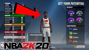BEST 99 OVERALL POINT GUARD BUILD In NBA 2K20!