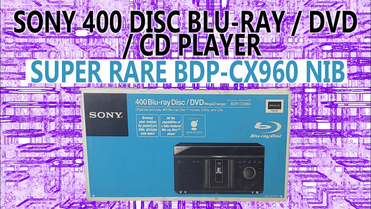 BRAND NEW SONY 400 DISC BLU-RAY PLAYER CHANGER - YES, IT