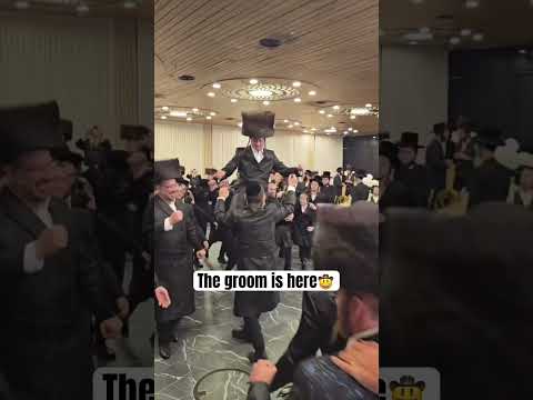 The groom is here🤠❤️‍🔥 (Chaim Shapira)
