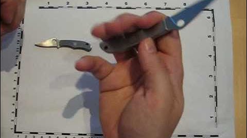 Spyderco Grasshopper