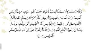 سورة التغابن بصوت ادريس ابكر