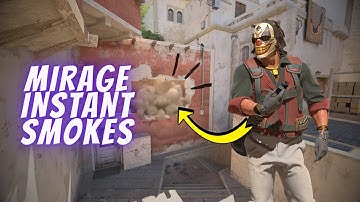Best Mirage Instant Window Smokes CS2 | Easy & Fast Lineup Tutorial
