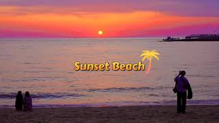 Sunset Beach🐠Sea ASMR Calm Sleep #beachasmr #naturesounds #whitenoise