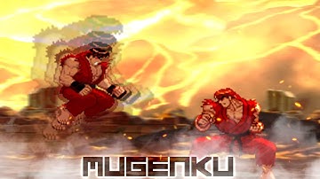 Flying Ryu? Psychotic Ryu vs Mystikblaze Evil Ryu. Ryu-Verse! Street Fighter MUGEN Multiverse