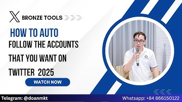 How To Auto Follow On Twitter/X 2025 | Twitter Bot