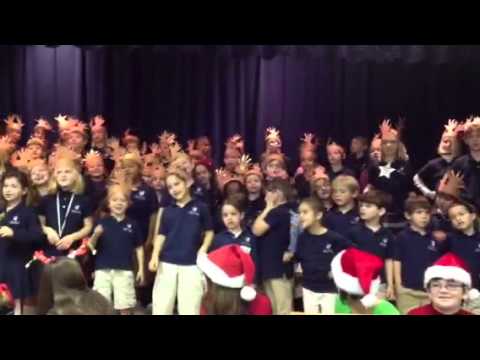 Holy Nativity Episcopal School Christmas Chapel 2011 - Reindeer Song