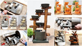 Cement Craft - Top 6 Indoor Desktop Water Fountains Making at Home | Best & Easy Making Fountains