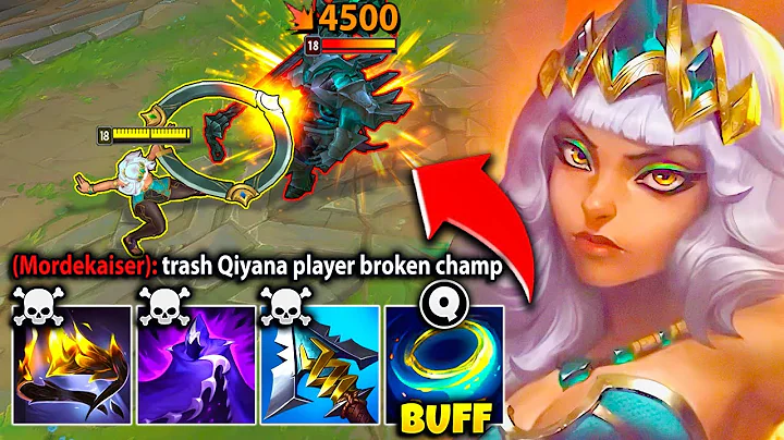This trash talking Mordekaiser gets instant karma! (BUFFED QIYANA IS AMAZING)