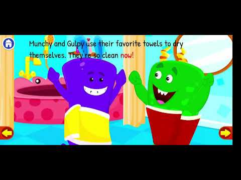 Kiddoland Part 5 Goodnight Monsters With Chomping Monsters Kids Game App