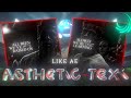 Aesthetic Text Like Ae For Alight Motion (+ preset) 