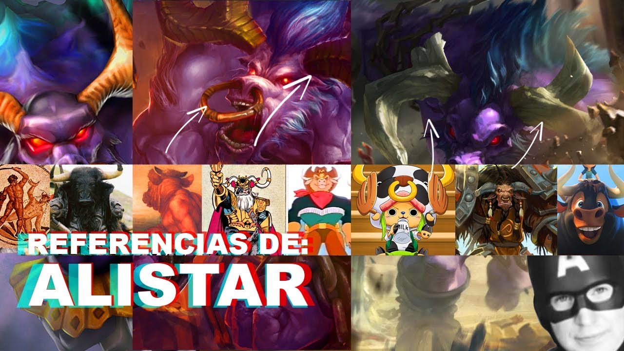 halo y ness lol youtube ENTENDI LAS REFERENCIAS DE: ALISTAR | Curiosidades y referencias de todas las skins | Halo