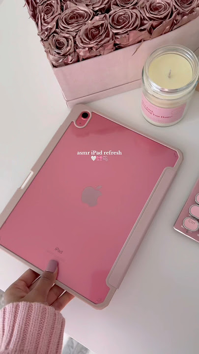 ASMR iPad refresh 🤍🎀🫧 #ipad #ipad10thgen #asmr #asmrsounds #pinkipad #aesthetic #thatgirl #short
