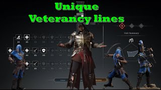 Conqueror's Blade - Interesting and Unique Veterancy Lines 