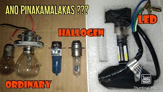 HEADLIGHT BULB ANO MAS MAGANDA PARA SA MOTOR MO?