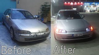 Honda Civic 1995 full Restoration.