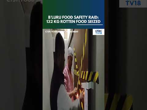 Food Safety Crackdown In Bengaluru: Rotten Meat, Expired Dairy Found |132 Kg Unsafe Food Seized|N18S