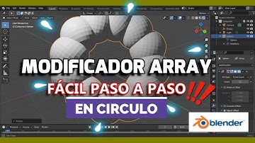 Como usar el MODIFICADOR ARRRAY en BLENDER (español )