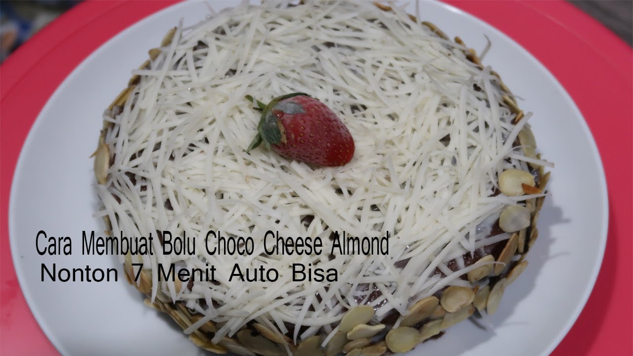 Bolu Choco Cheese Almond Super Lembut (Nonton 7 Menit Auto Bisa Buat) - YouTube