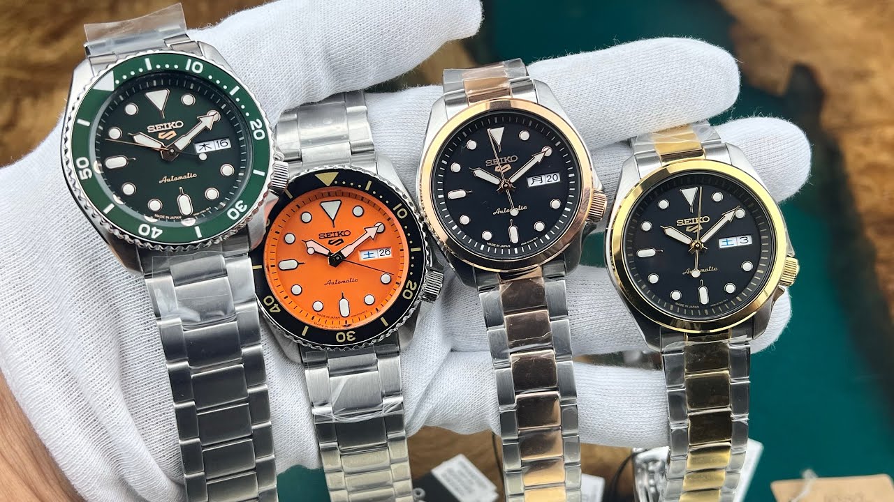 Review ] Bóc hộp một số mẫu Seiko Sports SBSA050, SBSA048, SBSA041,  SBSA013, SBSA009. - YouTube