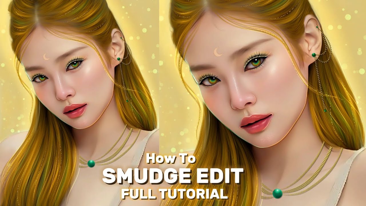 How To | Smudge Edit Full Tutorial ibispaintx ft. Jennie Blackpink ...