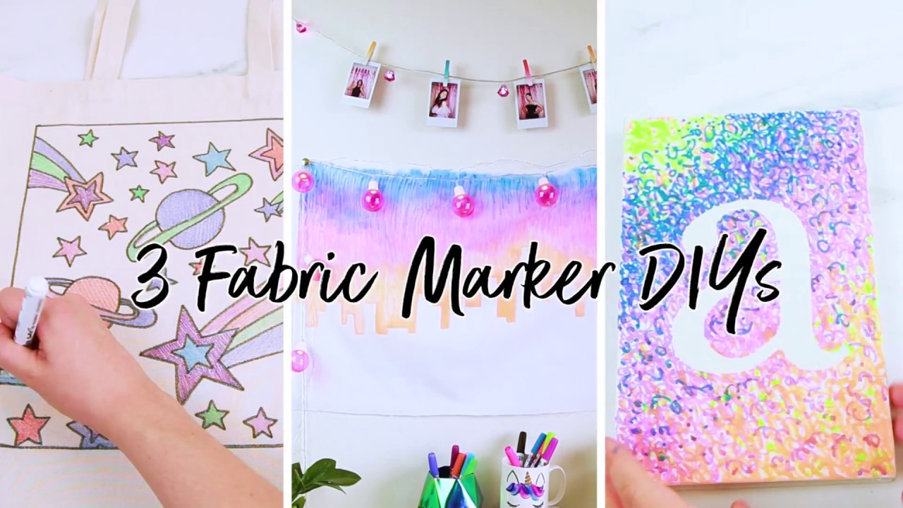 Tulip Watercolor Fabric Markers Rainbow