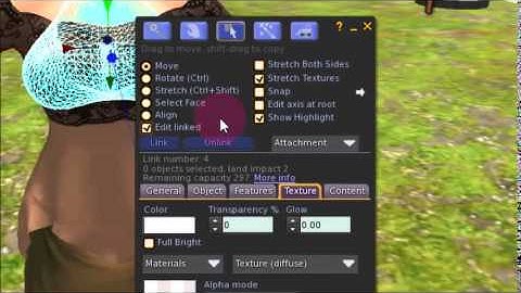 TUTORIAL - ADJUST TEXTURE (LOLAS) - SECOND LIFE