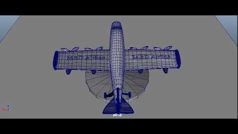 Maya Airplane Texture