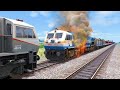 Loco failed of MALWA EXPRESS Train Rescue by WDP4B – Train Simulator Indian Railways 2024