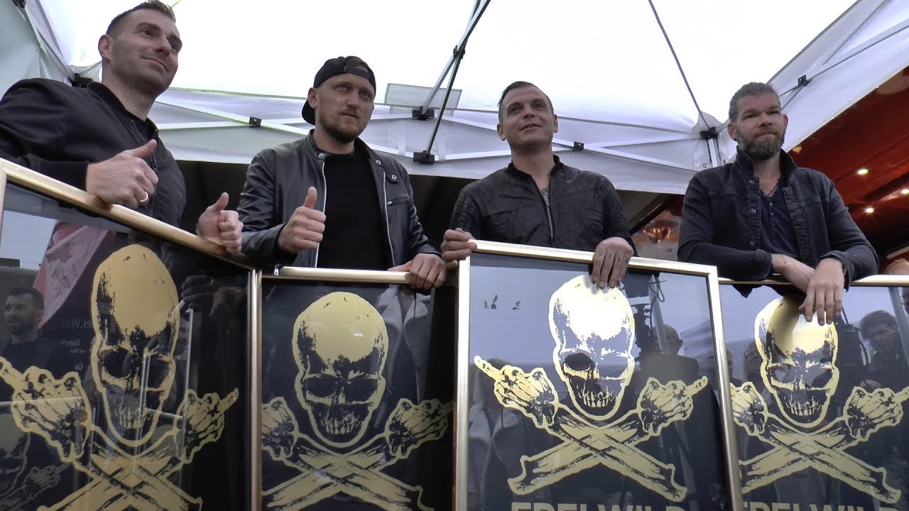 Rockband FREI.WILD bekam Goldene Schallplatte auf Sylt