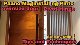 019 Paano Mag Install Ng Pinto With Pivot Hinge Door Installation Pivot Hinge