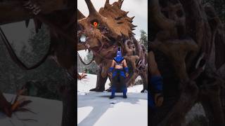 اقوى تير في السلسلة  😱🦖 #arksupreme #arksurvivalascended #gamingmaroc#arkmods