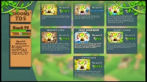 Bloons TD 5 short lived special missions guide