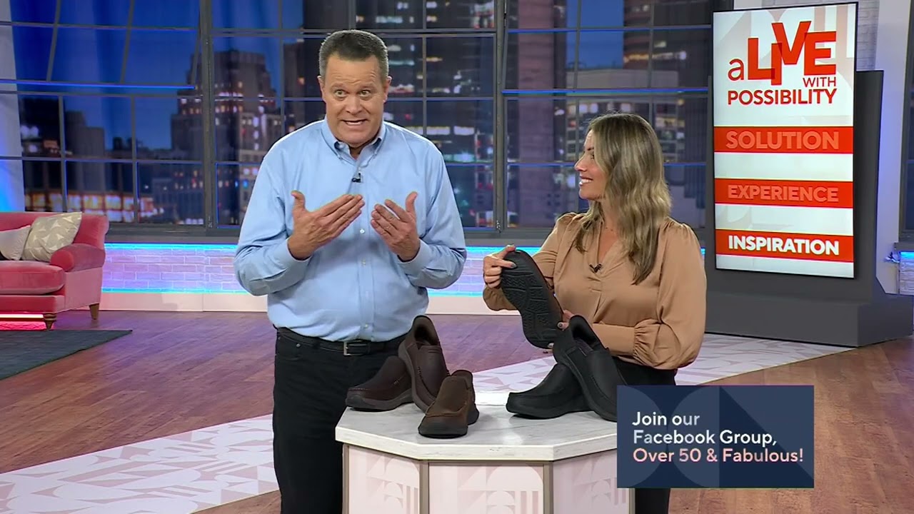 Skechers Men's Slip-ins Parson Leather Shoes - Oswin on QVC