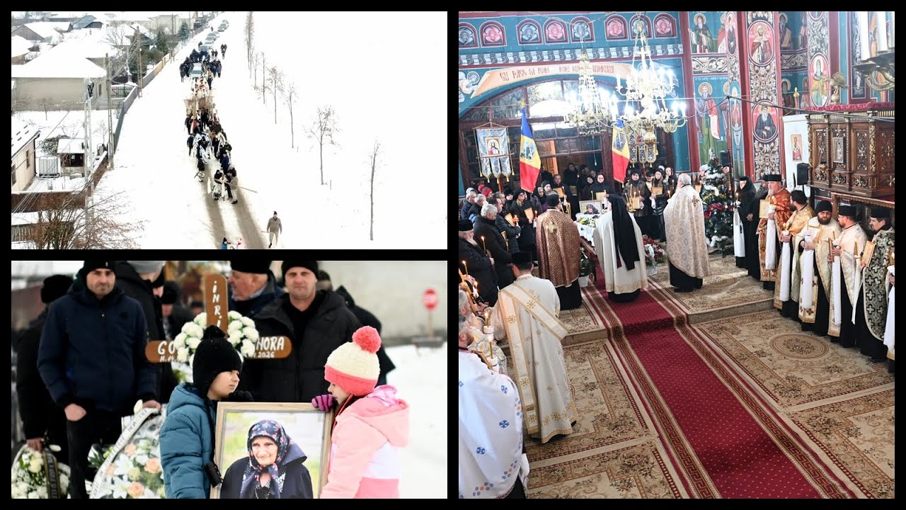 Eleonora Goraș din Șerbăuți, condusă pe ultimul drum