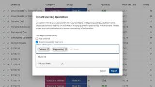 📊 New Feature Alert: Export Bill of Materials in Shedmate's Instant Quoting Module!