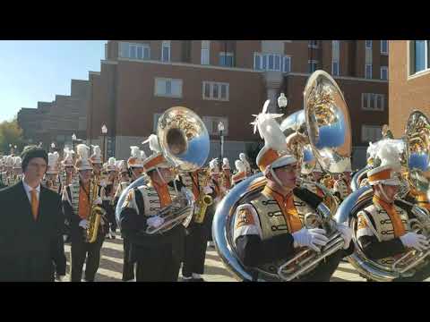 University of Tennessee Marching Band before the game