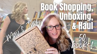 All 50 Books I Got in May & June 2023 💰 Book Shopping, Book Unboxing, Book Haul