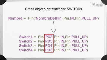 Puertos de ENTRADA y SALIDA con SWITCHES en MICROPYTHON
