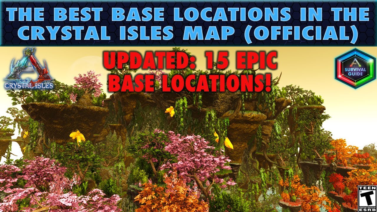 The 15 Best Base Locations in The Crystal Isles Map (OFFICIAL RELEASE ...