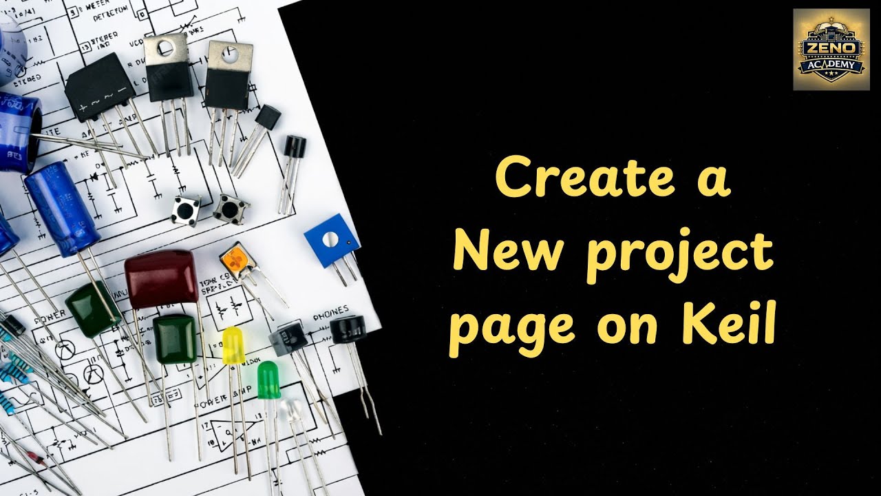How to Create a New Project in Keil uVision | Step-by-Step for ...