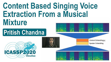 Content Based Singing Voice Extraction From a Musical Mixture