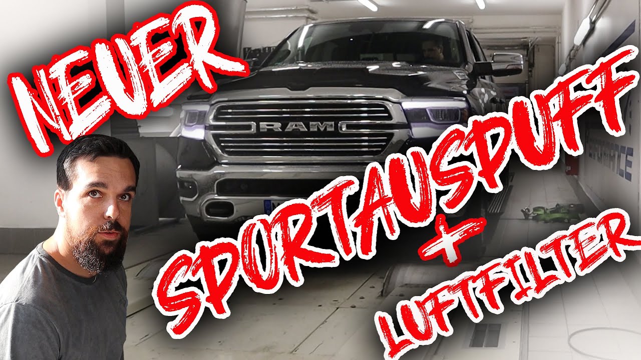 Geigercars - RAM 1500 NEUER SPORTAUSPUFF + LUFTFILTER | US PICKUP TRUCK  2019 - YouTube