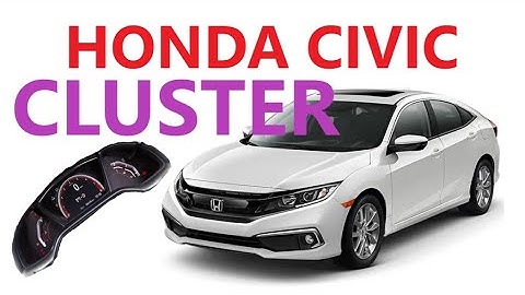 HOW TO REMOVE CLUSTER ON HONDA CIVIC 2016-21 VENTS SPEEDOMETER 2017 2018 2019 2020 2021