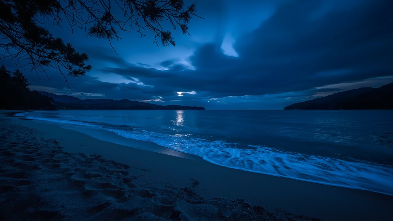 Ocean Waves That Heal 🌙 Stress and Anxiety Relief | Soothing Ocean Noise for Calm Rest